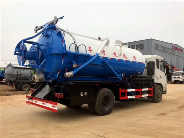 東風天錦14方 清洗吸污車一體罐 東風天錦14方 清洗吸污車一體罐