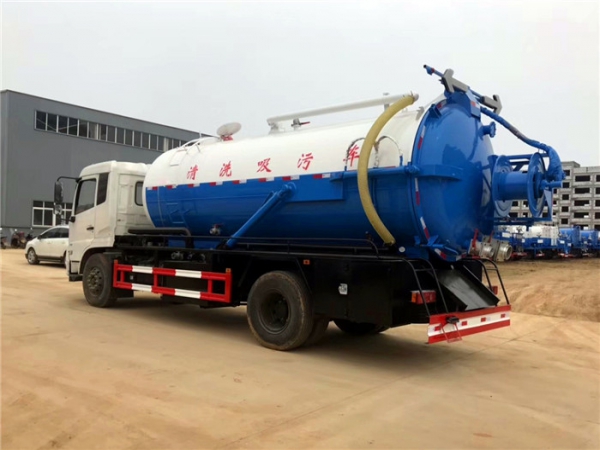 東風天錦14方 清洗吸污車一體罐 東風天錦14方 清洗吸污車一體罐