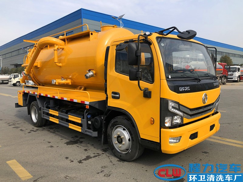 國六東風大多利卡9.2方清洗吸污車一體罐 國六東風大多利卡9.2方清洗吸污車一體罐