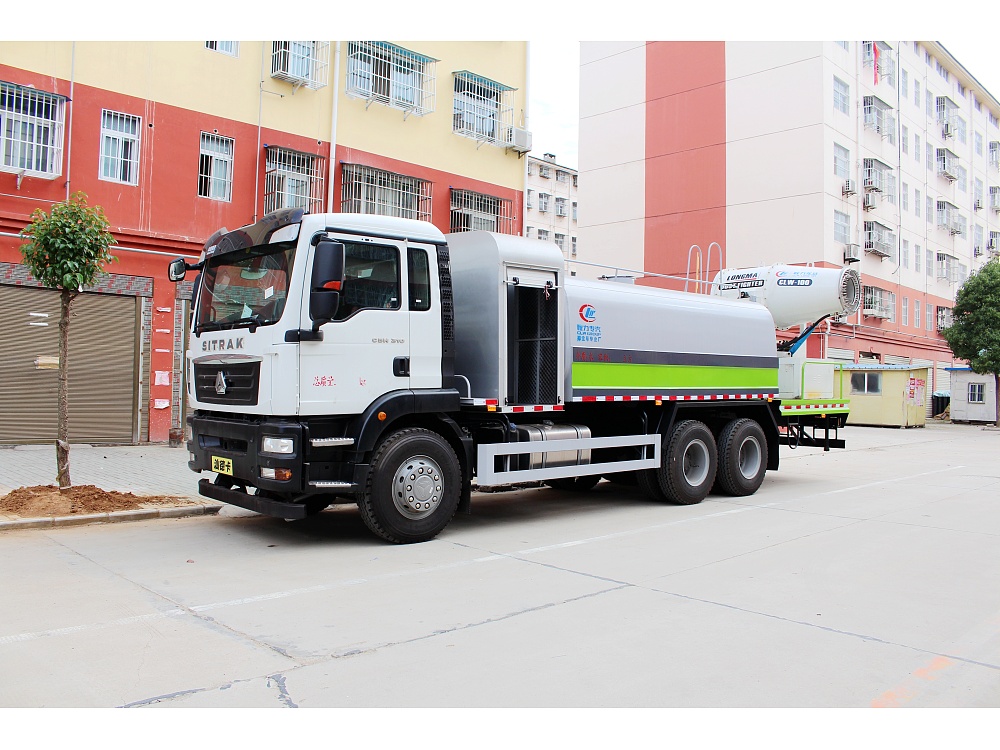 重汽汕德卡后雙橋抑塵車國六16立方/50-120米霧炮 重汽汕德卡后雙橋抑塵車國六16立方/50-120米霧炮